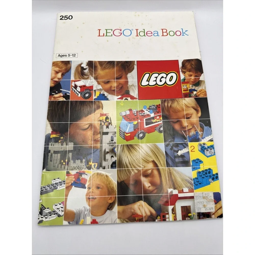 Vintage LEGO Idea Book 250 with 100% COMPLETE Sticker Sheet 1987‎ & Books 1615